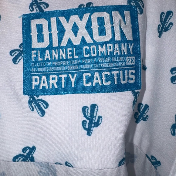 DIXXON Party Cactus Button Down Shirt - Picture 3 of 3